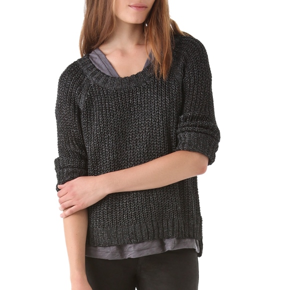 rag and bone metallic sweater